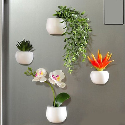 Imanes Decorativos de Suculentas para Refrigerador - Mini Plantas Magnéticas