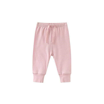 Pantalones Casuales de Banda Elástica para Bebé 0-12 Meses - Colores Sólidos - Image 13