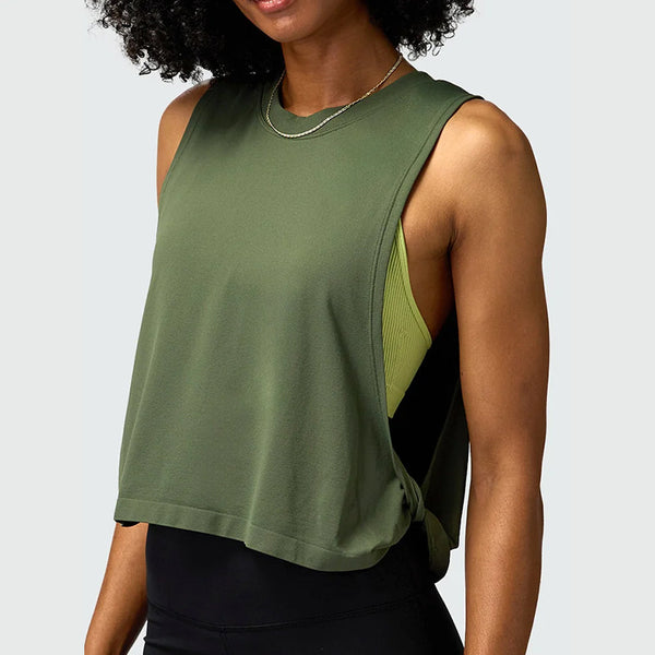 Blusa Deportiva sin Mangas para Mujer - Chaleco de Entrenamiento y Running