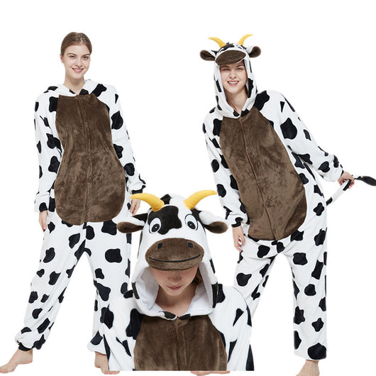 Pijama Enterizo de Franela con Diseño Infantil Arcoíris Tianma - Image 5
