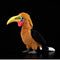 Peluche Diseño Original Hornbill de Cuello Marrón