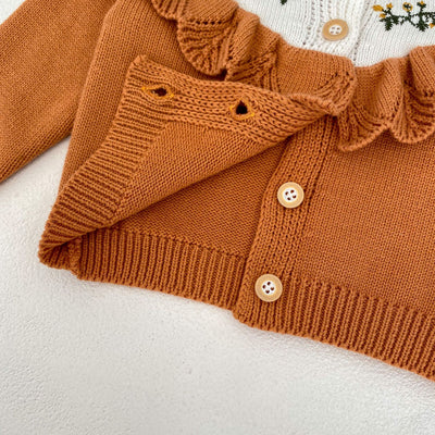 Cardigan de Encaje de Algodón para Bebé Niña - Manga Larga Otoño - Image 11