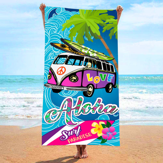 Toalla de Playa Estampada - Diseño Vacaciones Junto al Mar - Image 7