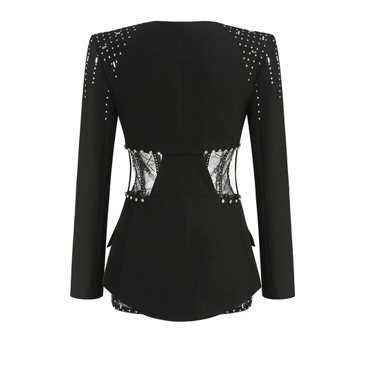 Conjunto Dos Piezas Ajustado con Cutout y Strass - Manga Larga Reductora - Image 25