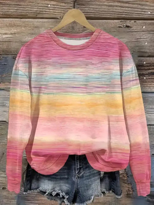 Blusa Casual Estampada de Manga Larga para Mujer - Image 23