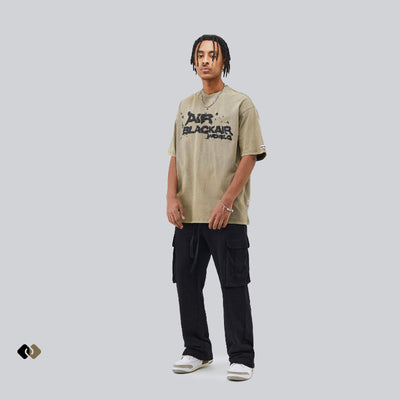 Camiseta Casual Unisex con Alfabeto Graffiti Retro y Diseño Personalizado - Image 9