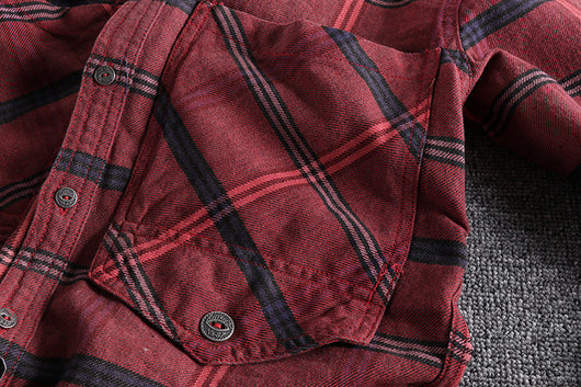 Camisa de Trabajo Moderna con Bolsillos Funcionales - Image 11