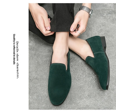 Zapatos de Cuero Británico Mate Gommino para Hombre - Image 17