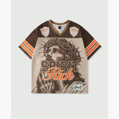 Playera Retro Vintage Malla Poliéster Estilo Americano - Image 5