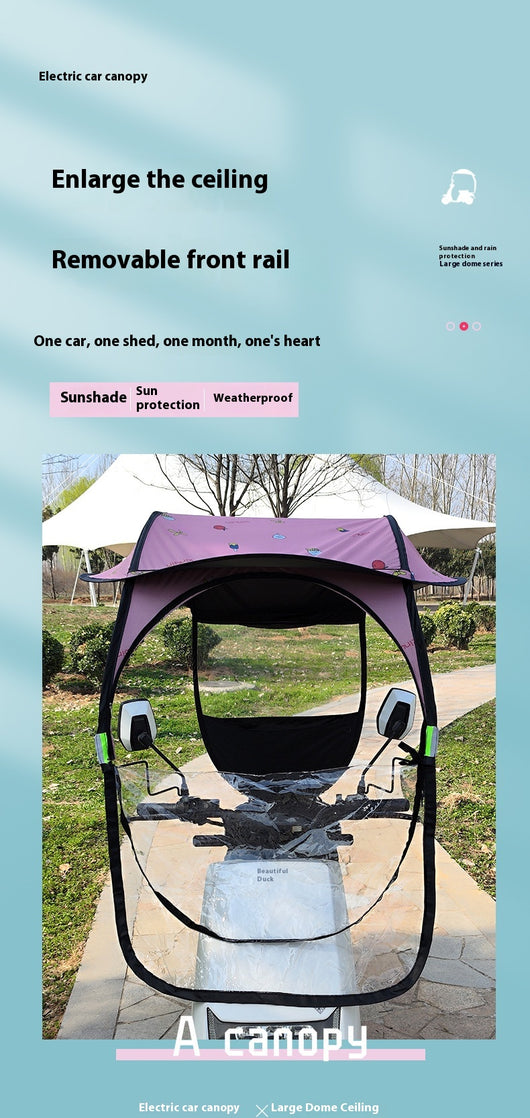 Toldo Protector Solar para Batería de Auto y Moto - Universal Cuatro Estaciones - Image 11