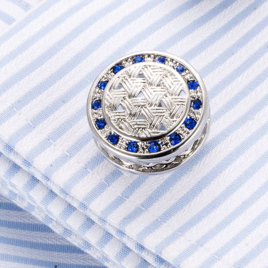 Gemelos de Puño Redondos para Hombre - Elegancia Empresarial - Image 9