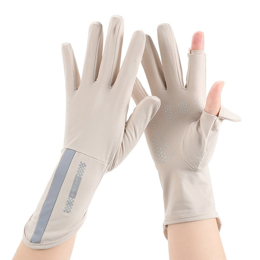 Guantes Protectores de Seda Helada con Filtro Solar - Transpirables y Elásticos - Image 33
