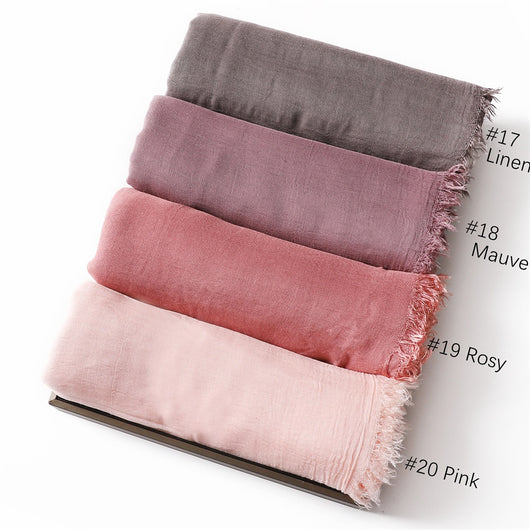 Pashmina Modal Fina Transpirable - Chal Ligero Monocromático para Mujer - Image 38
