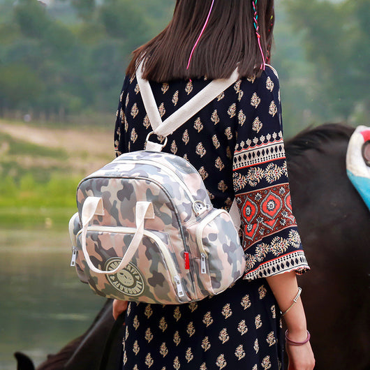 Bolsa Maternal Compacta Multifuncional con Estampado - Image 9