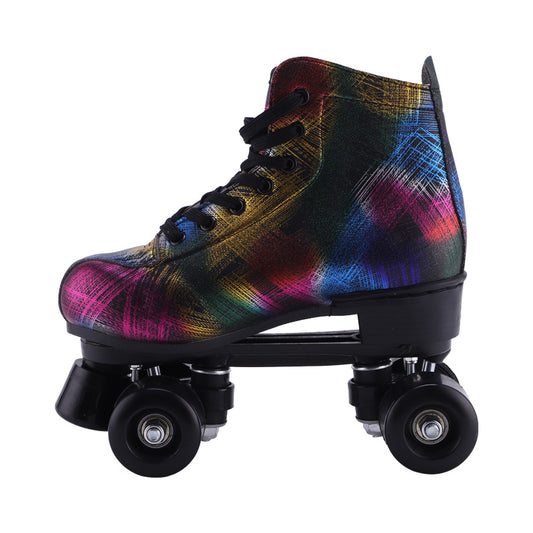 Patines de Cuatro Ruedas Symphony Feather con Luces LED - Patines Adulto de Alto Rendimiento