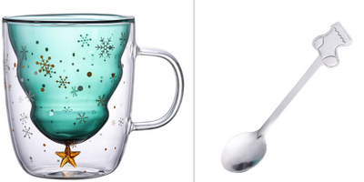Vaso Navideño de Doble Pared en Vidrio Borosilicato - Image 11