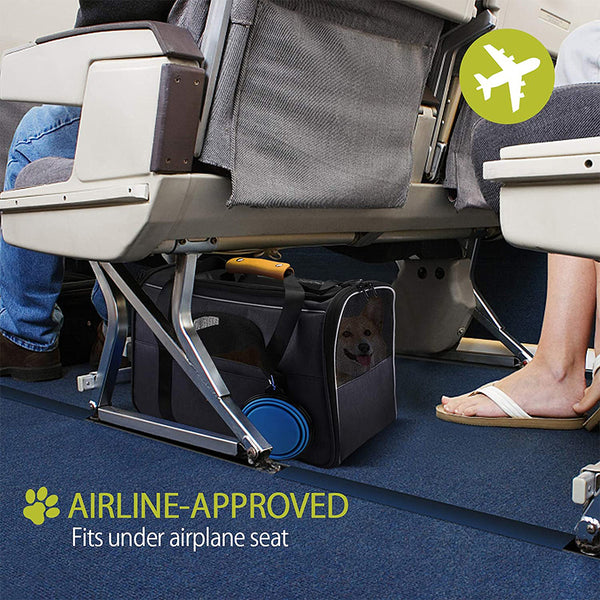 Bolsa Transportadora Plegable para Mascotas con Ventilación