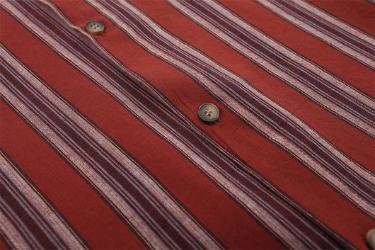Camisa de Rayas Verticales Estilo Vintage Americano - Unisex Manga Larga - Image 19