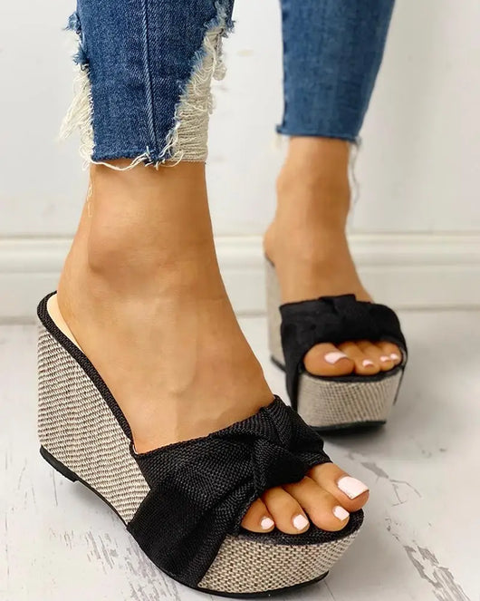 Sandalias con Moño Elegante - Image 9