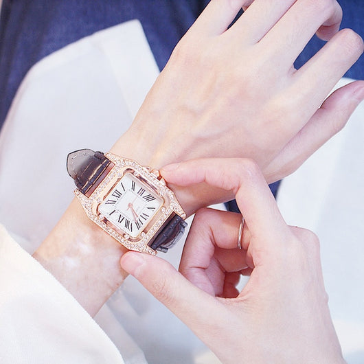 Reloj de Diamantes para Mujer - Estilo Casual y Tendencia de Moda - Image 4