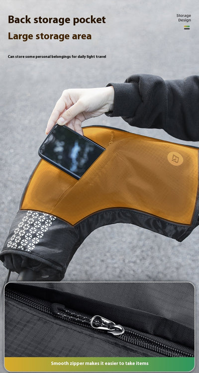 Guantes Protectores para Bicicleta de Montaña Invierno con Cobertura de Manillar - Image 20