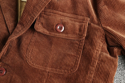 Chaqueta Retro Amekaji de Pana 100% Algodón Lavado Vintage - Image 10