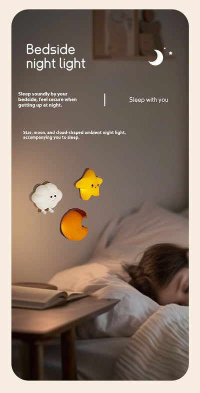 Lámpara LED Táctil Nube Moon XINGX - Luz Recargable con Imán para Mesita de Noche - Image 8