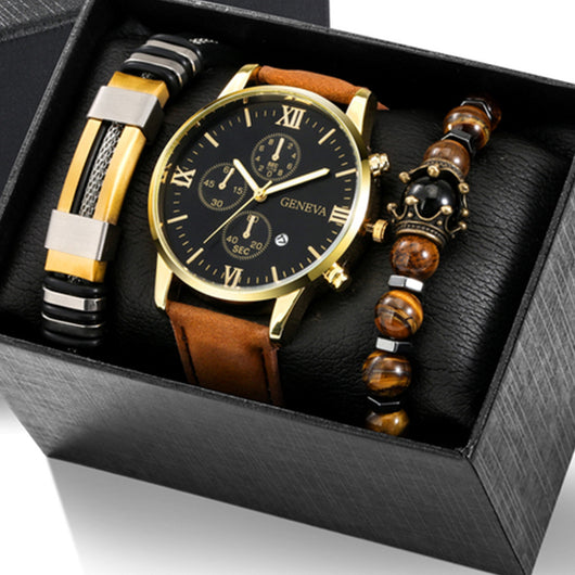 Reloj con Pulsera de Acero Inoxidable y Cuentas - Image 2
