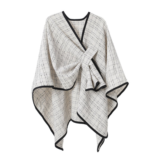 Par de Chales Beige con Hebilla para Otoño e Invierno - Image 4