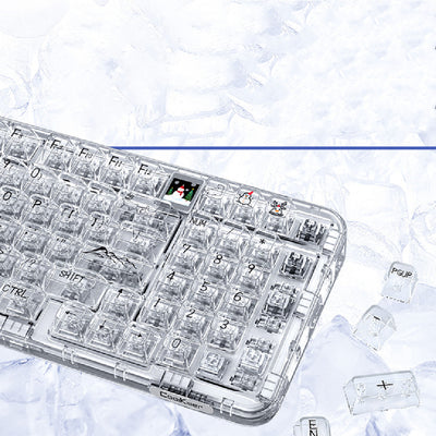 Teclado Mecánico Inalámbrico Tri-Modo para Hogar