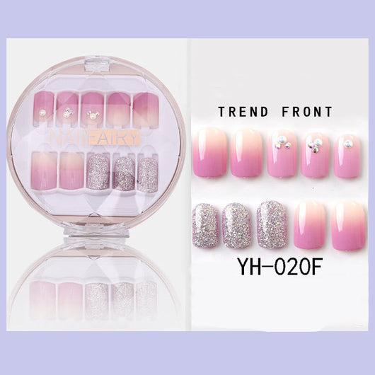 Uñas Postizas Coreanas Removibles Waterproof - Set 30 Piezas Manicura Instantánea - Image 42