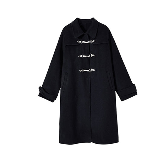Abrigo de Lana para Mujer con Botones de Cuerno - Talla Pequeña - Image 7