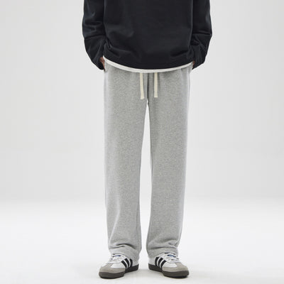Pantalones Deportivos Grises con Efecto Drapeado para Hombre - Image 7