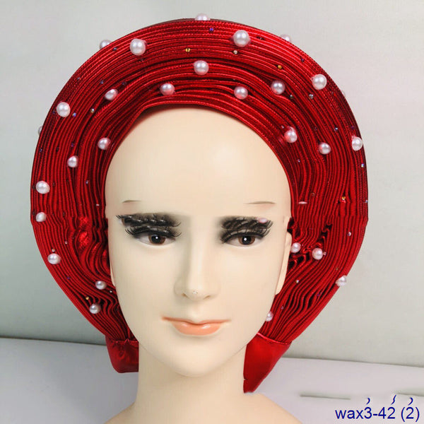 Turbante Trenzado Jacquard Perla Árabe para Mujer