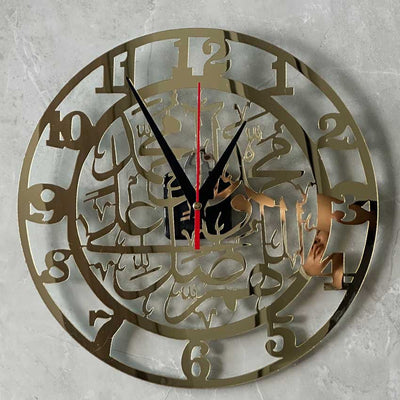 Reloj de Pared Acrílico Negro Aven - Decoración Moderna