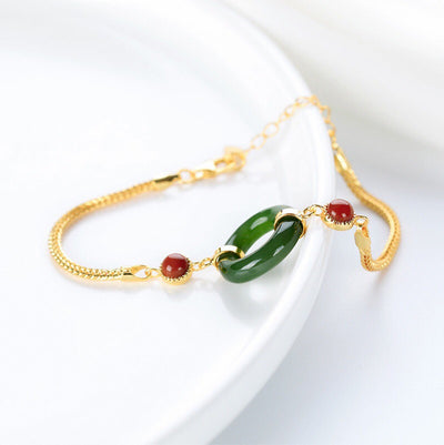 Joya de Plata Esterlina Vintage con Jade Hetian Plateado Estilo Tailandés - Image 11