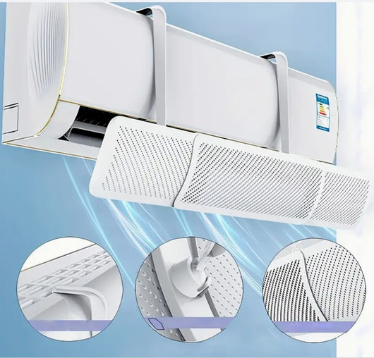 Deflector de Aire Acondicionado Universal Anti-Corriente Directa