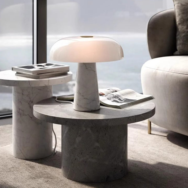 Lámpara de Mesa Mármol Nórdica Lujo - Ambiente Decorativo