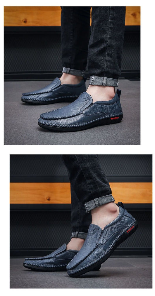 Zapatos Casuales de Cuero para Hombre sin Cordones - Image 12