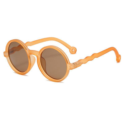 Gafas de Sol Infantiles Redondas con Protección UV y Patillas Flexibles - Image 11