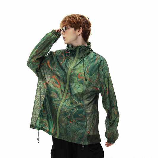 Chaqueta Protección Solar Ice Silk para Hombre - Ligera y Transpirable