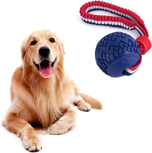 Juguete para Perro con Cuerda y Pelota - Resistente y Seguro para Perros Pequeños y Medianos