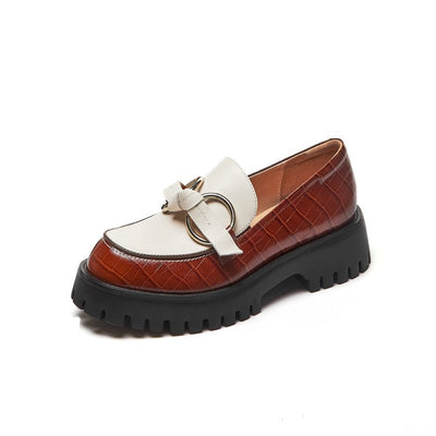 Zapatos Plataforma Piel de Oveja Mujer - Botín Impermeable Tacón Bajo Taichung - Image 7
