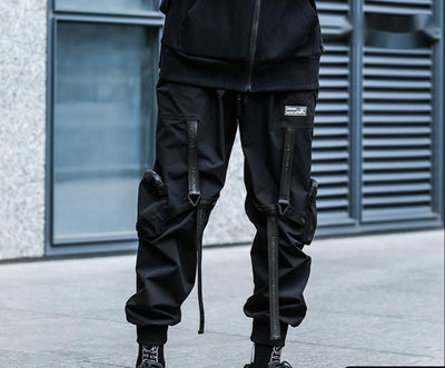 Pantalón Táctico Militar con Bolsillos 3D y Cintas Reflectantes para Hombre