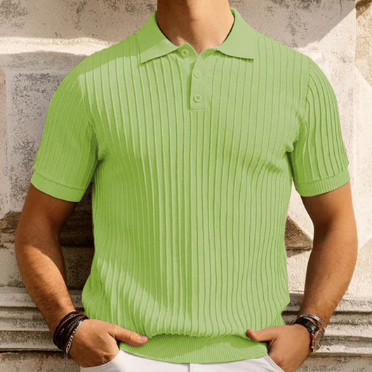 Camisa Casual Hombre Manga Corta Cuello Solapa Ajuste Relajado - Image 8
