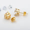 Aretes de Plata 925 con Moissanita 18K - Brillo Eterno