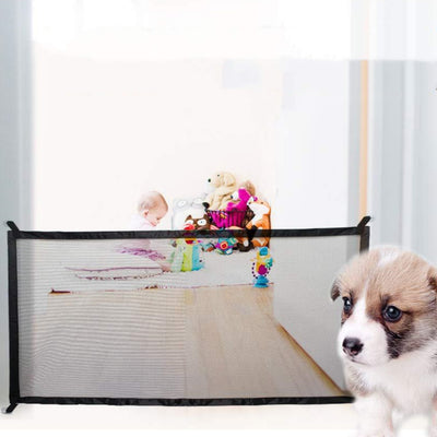Corral Portátil Plegable para Perros con Red de Protección