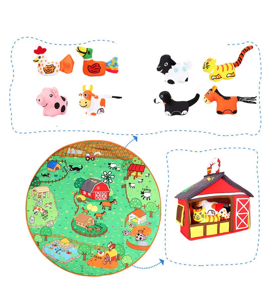 Manta de Juego Educativa con Animales para Bebés - Image 21