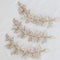 Diadema Corta con Cristales Brillantes Hecha a Mano