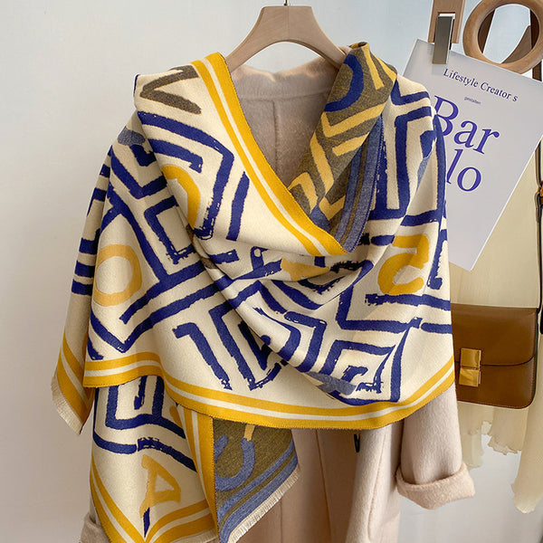 Bufanda Reversible Térmica para Mujer - Diseño Minimalista y Cálido
